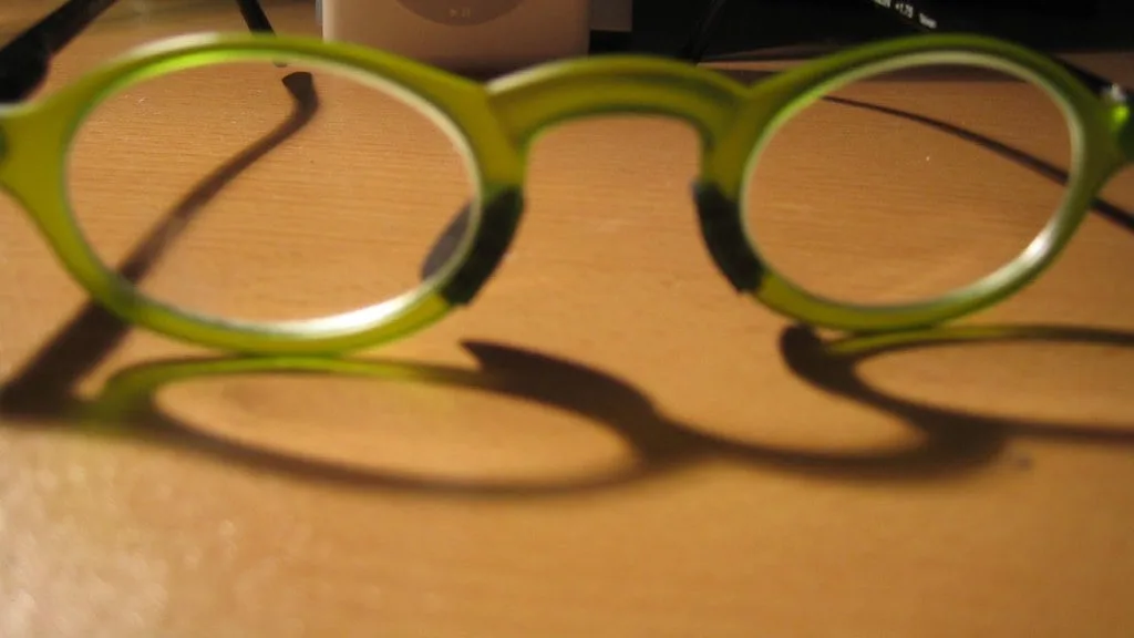 Monture Bouaké ronde vert translucide